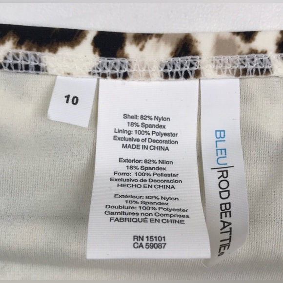 Bleu Rod Beattie Bikini Skin Games 2 Piece Swimsuit Snakeskin Print Sz 10 - Picture 11 of 11